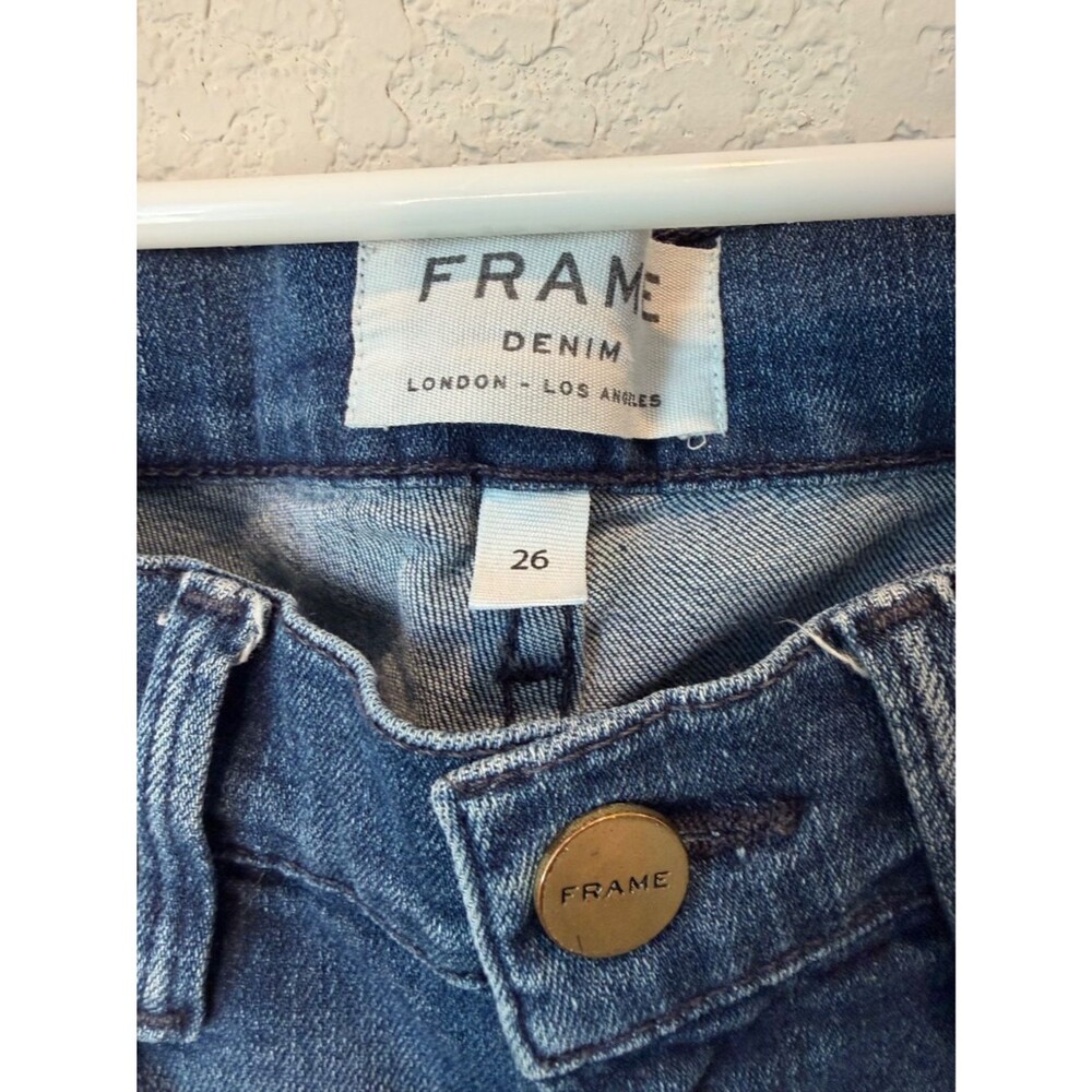 Frame Skinny Crop Ankle Jeans Size 26 - Picture 3 of 6